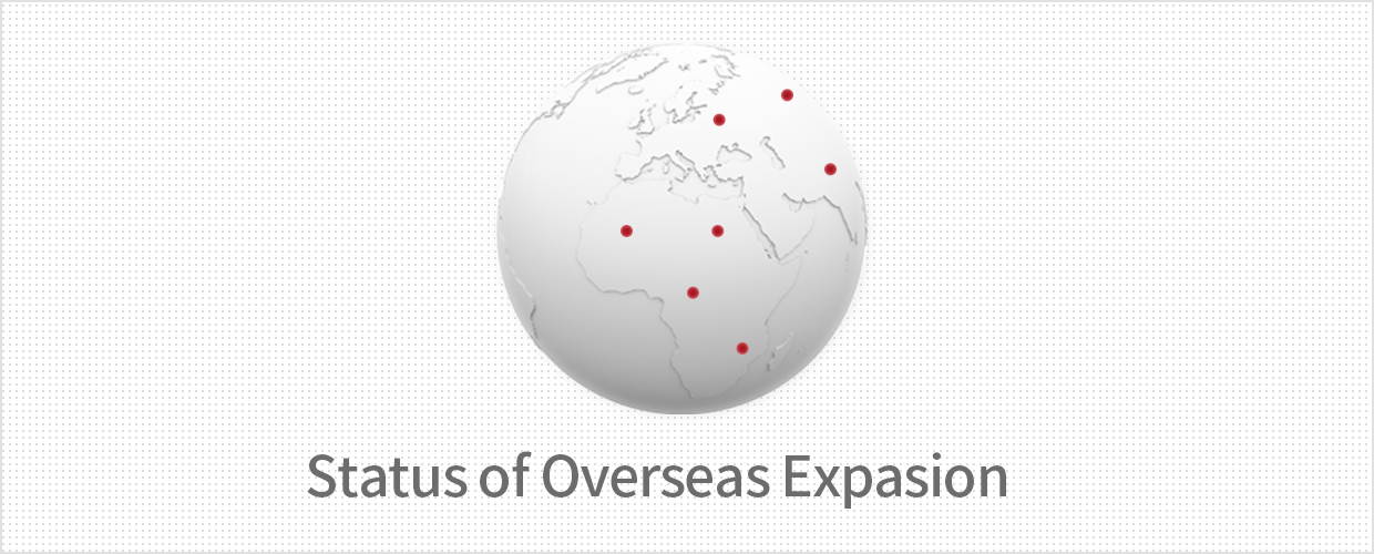 Status of Overseas Expasion